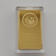 Perth Mint Goldbarren in Kapsel