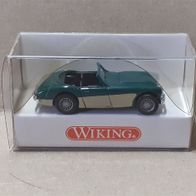 Wiking 1:87 Austin Healey 3000 Roadster kieferngrün-hellbeige in OVP 816 01 (1995)