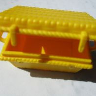 Playmobil Transportkorb, Kiste gelb mit 2 Griffen Deckel