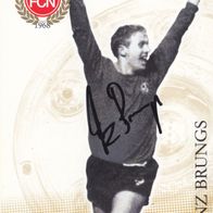 1. FC Nürnberg Autogrammkarte Franz Brungs Sonderkarte Dt. Meister 1968