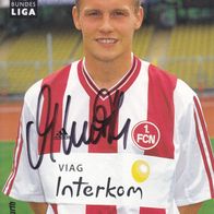 1. FC Nürnberg Autogrammkarte 1998 Markus Kurth