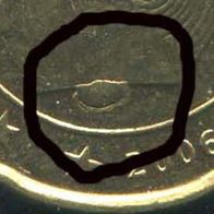 20 cent Münze mit fehler Ausbuchtung#m570-1