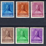 Luxemburg postfrisch/ Falzrest Michel Nr. 284-289