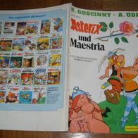 BD Band 24 Asterix und Maestria Gosciny 1991 1. Auflag Asterix und Obelix Comic