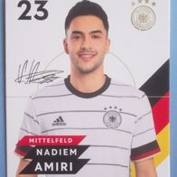REWE EM 2020 DFB Sammelkarte Nr. 23 Nadiem Amiri Offizielle Sammel-Karte