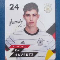 REWE EM 2020 DFB Sammelkarte Nr. 24 Kai Havertz Offizielle Sammel-Karte