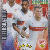 VFB Stuttgart Topps Match Attax Trading Card 2015 Offensiv Trio Nr.306 Sonderkarte