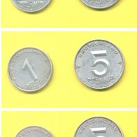 Münzen DDR 1948 - 1953