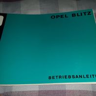 Betriebsanleitung Opel Blitz / Ausgabe September 1974