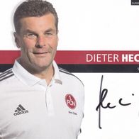 1. FC Nürnberg Autogrammkarte 2012 Dieter Hecking