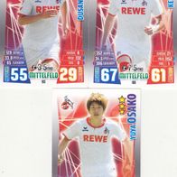 3x 1. FC Köln Topps Match Attax Trading Card 2015