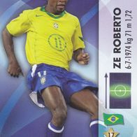 Panini Trading Card zur Fussball WM 2006 Ze Roberto Nr.61/150 Brasilien