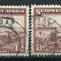 SW0014 Südwestafrika 180-81 gestempelt o 0,80 M€