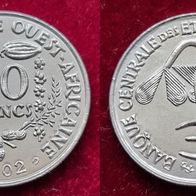 15520(2) 50 CFA-Francs (Westafrika) 2002 in UNC ...... von * * * Berlin-coins * * *