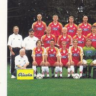 1. FC Köln Panini Sammelbild 1998 Mannschaftsbild 1 Bildnummer 247