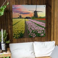 MuchoWow Outdoor-Poster – 120x80 Cm, Palme & Strand, Wetterfest, UV-beständig
