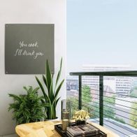 MuchoWow Outdoor-Poster 'Hygge' – 40x80 Cm, Wetterfest & UV-beständig Für Garten, Zaun & Balkon