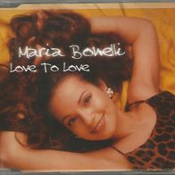 Maria Bonelli " Love To Love " Single-CD (1998, 3 Tracks)