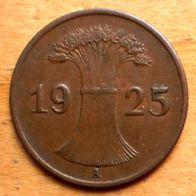 1 Reichspfennig 1925 A