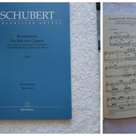 Franz Schubert Schauspielmusik zu Rosamunde D 797 Klavierauszug