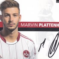 1. FC Nürnberg Autogrammkarte 2012 Marvin Plattenhardt