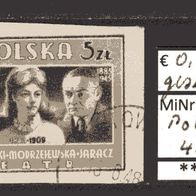 Polen 1947 Freimarken: Polnische Kultur MiNr. 458 B gestempelt