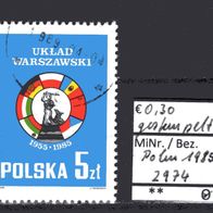 Polen 1985 30 Jahre Warschauer Pakt MiNr. 2974 gestempelt
