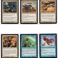 Magic-Serie "Invasion" Deutsch/ Engl., 21 verschiedene Rare-Karten, siehe Text