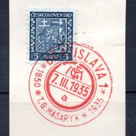 Tschechoslowakei Nr. 277 - 2 Sonderstempel auf Papier gestempelt (2403)