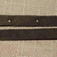 GK Gürtel Ledergürtel dunkelgrau 83x1 Textilleder kaum benutzt sehr gut erhalten