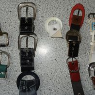 GK Gürtelschnallen 12Stk Metall + Kunststoff verschiedene zum Umarbeiten Gürtel oder