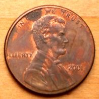 1 Cent 2001 USA
