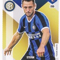 Inter Mailand Panini Trading Card Fifa 365 Jahr 2020 Stefan de Vrij Nr.233