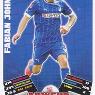 TSG Hoffenheim Topps Match Attax Trading Card 2012 Fabian Johnson Nr.168