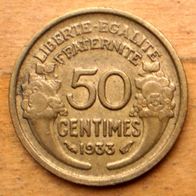 50 Centimes 1933 Frankreich