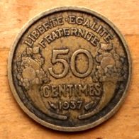 50 Centimes 1937 Frankreich