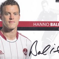 1. FC Nürnberg Autogrammkarte 2012 Hanno Balitsch