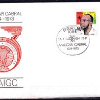 DDR 1978 5. Todestag von Amilcar Cabral MiNr. 2293 FDC gestempelt -1-