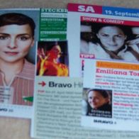 Emiliana Torrini 4 pc German Clippings Collection Bericht