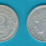 Frankreich 2 Francs 1948 B