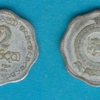 Sri Lanka 2 Cents 1965