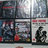 10 PC Spiele und Filme ab 18 GTA, Max Payne, Rambo etc.