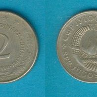 Jugoslawien 2 Dinara 1980