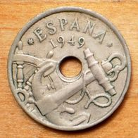 50 Centimos 1949 Spanien