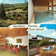 69427 Mudau-Reisenbach Gasthof - Pension > Zum Grund < 4 Ansichten 1985