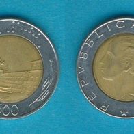 Italien 500 Lire 1989