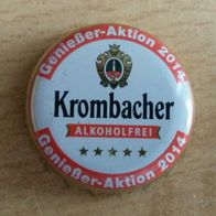 Kronkorken Krombacher alkoholfrei Genießer Aktion 2014