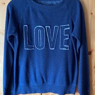 blauschwarzes Sweatshirt Gr. M (3372)