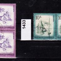 H526 Österreich Mi. Nr. 1431 + 1433 - je 2-fach - Schönes Österreich o <