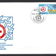 DDR 1987 Kongress des Deutschen Roten Kreuzes der DDR MiNr. 3088 FDC gestempelt